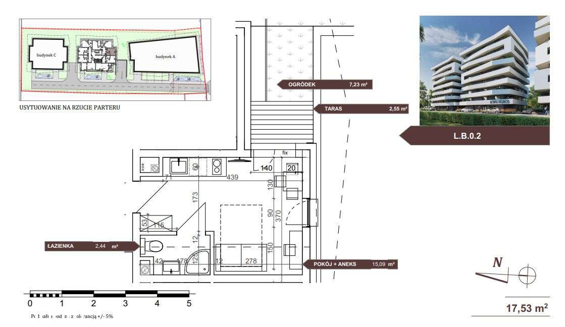Mikrokawalerka przy uczelni idealna na wynajem - Pełny obrazek: 4/6