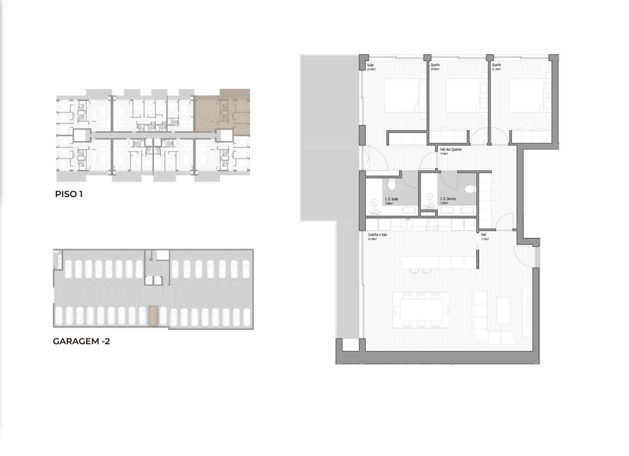 T3 novo com varanda ampla e garagem – Valongo-15