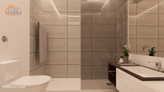 Apartamento T1 Novo varanda e lugar de garagem Vilar de Paraiso, Vi...-5
