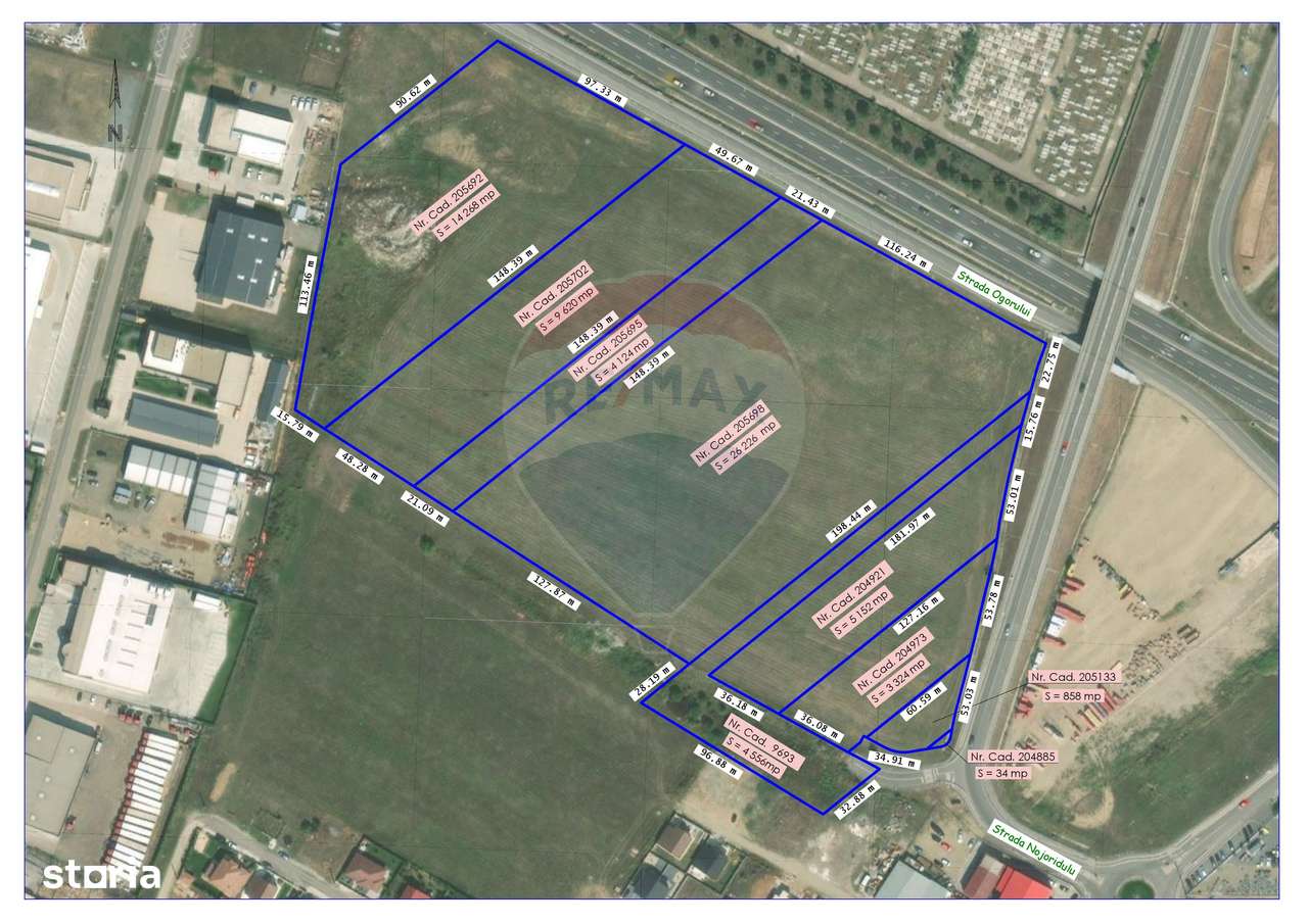 De vânzare Teren Intravilan 68000mp Centura Oradea - Imagine principală: 1/5