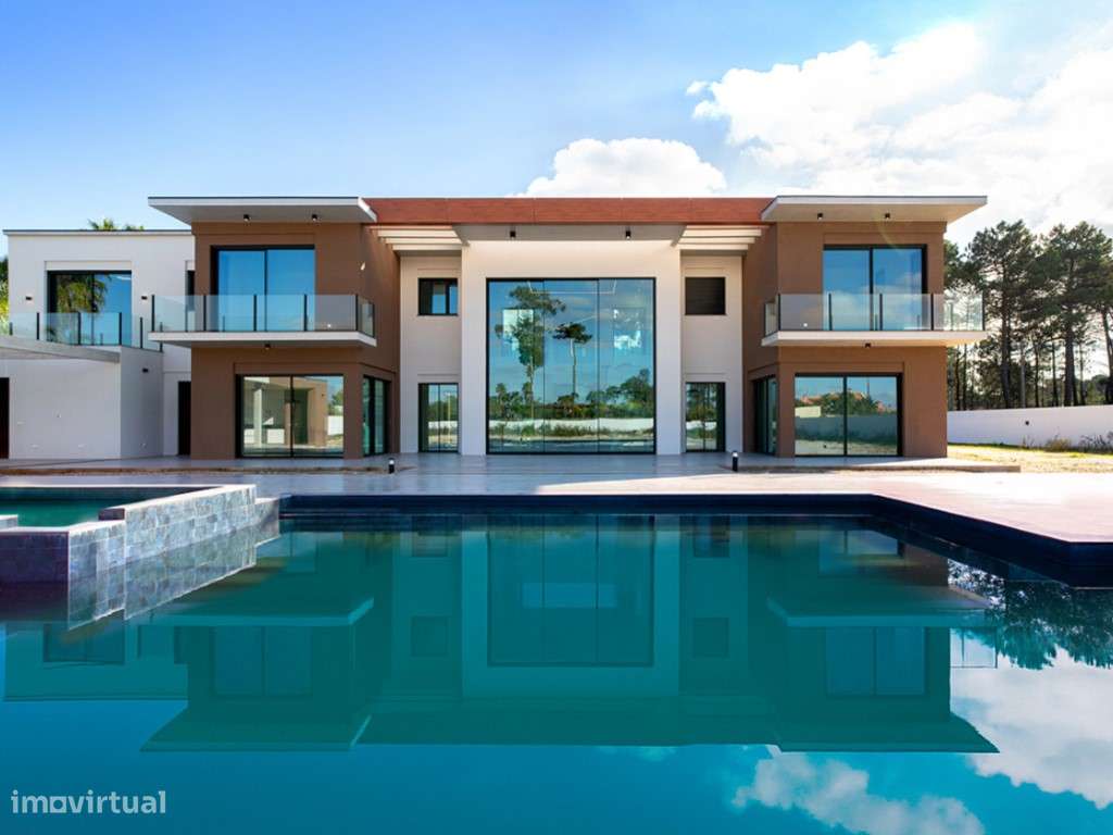 Moradia Nova V7 em Verdizela com 496m2 e 5.000m2 de terreno - Grande imagem: 2/47