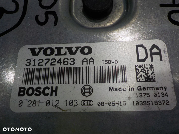 V50 LIFT 2.4 D5 08r AUT sterownik komputer silnika 31272463 0281012103 - 3