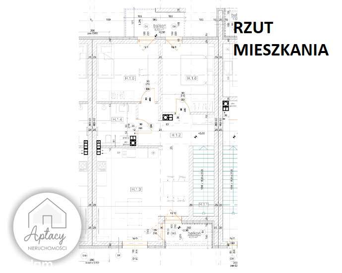 mieszkanie z ogródkiem 3 pokoje/ kanaliza/BEZ Pcc-14