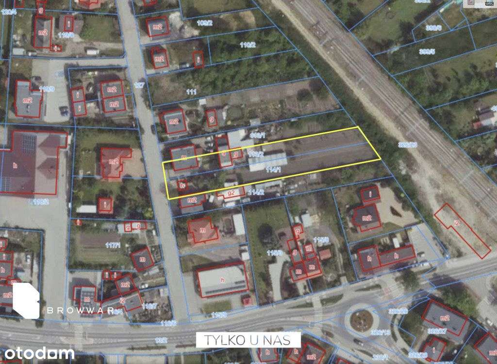 Dwie działki z domem i garażem| Rokietnica centrum - Pełny obrazek: 1/15