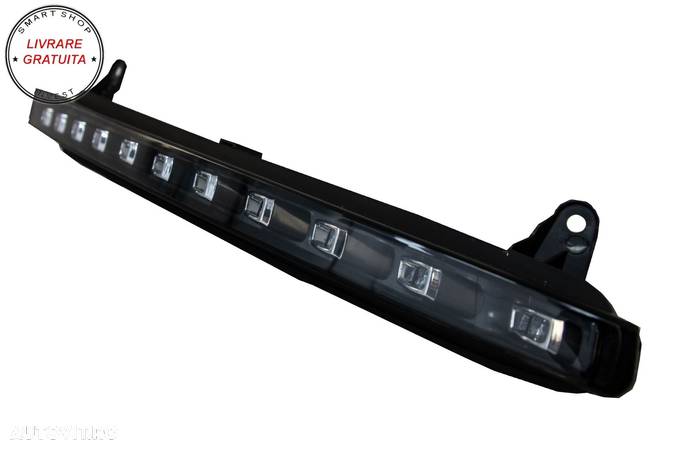 Pachet Lumini de zi dedicate cu semnalizare LED Audi Q7 4L (2006-2009) OEM Facelif- livrare gratuita - 5