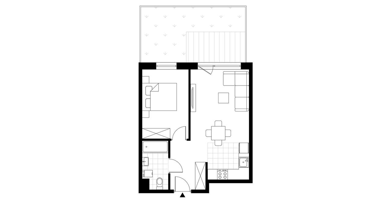 Mysłowice, Kwiatowa  | mieszkanie 2-pok. | A 0.04 - Pełny obrazek: 4/9