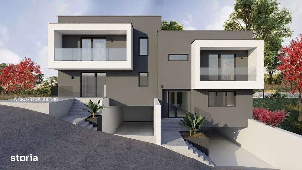 Casa cuplata cu 4 camere, 120 mp utili, teren 320 mp, garaj, Dezmir - Imagine principală: 2/5