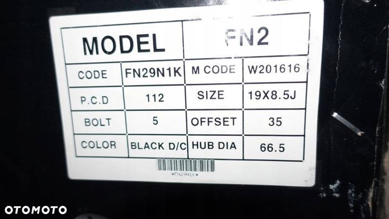 Felgi ASA Audi Mercedes VW 19" 8,5 ET35 5x112 - 6