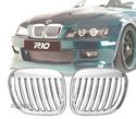 GRELHAS FRONTAIS PARA BMW Z3 96-05 CROMADAS - 1