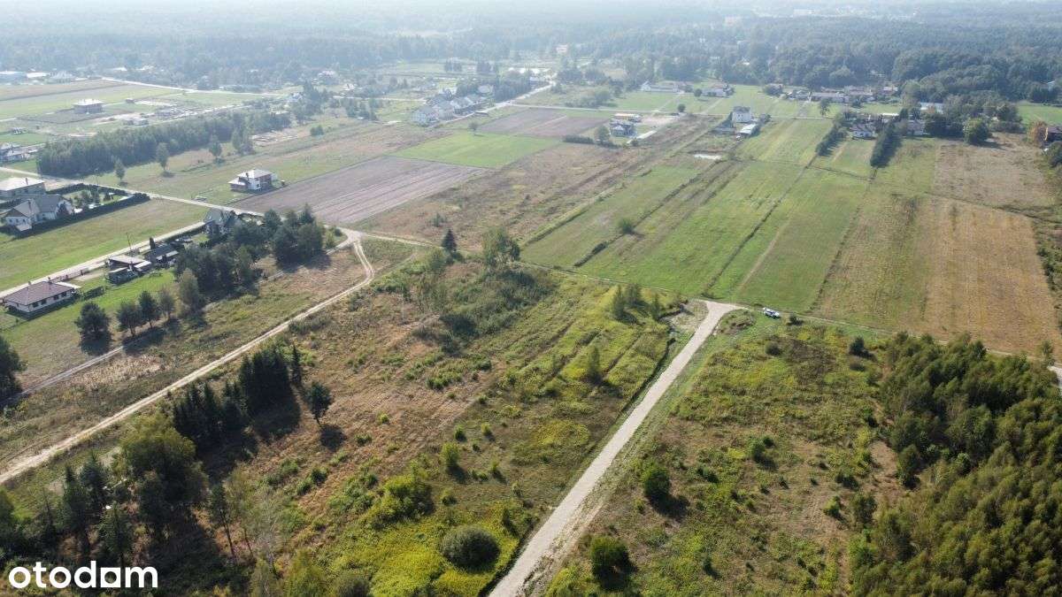 Działka budowlana w spokojnej okolicy, 10min do S2-17