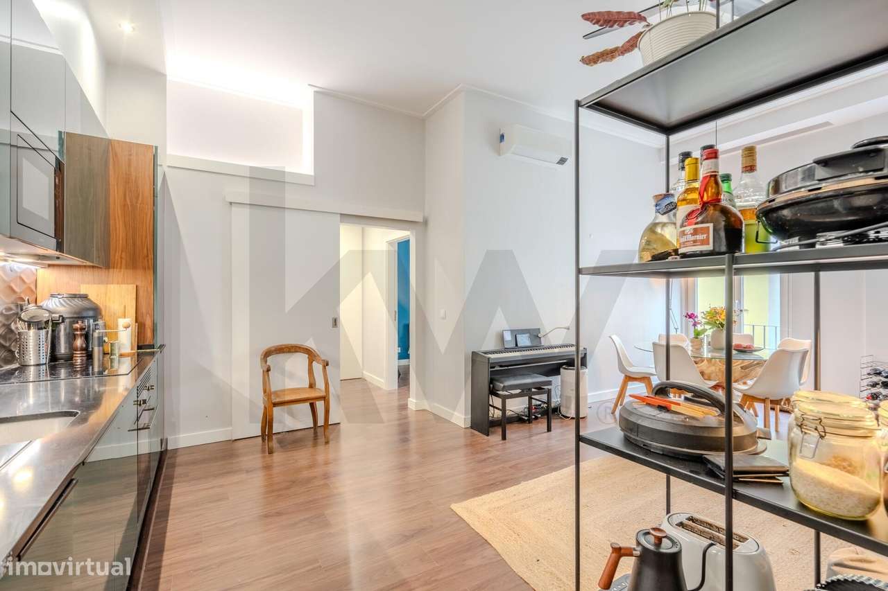 T1 para Arrendamento na Rua Silva Carvalho .Garagem e arrecadação - Grande imagem: 2/25