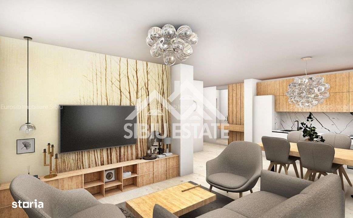 Apartament 2 camere modern, cu balcon spatios si loc de parcare inclus - Imagine principală: 4/7