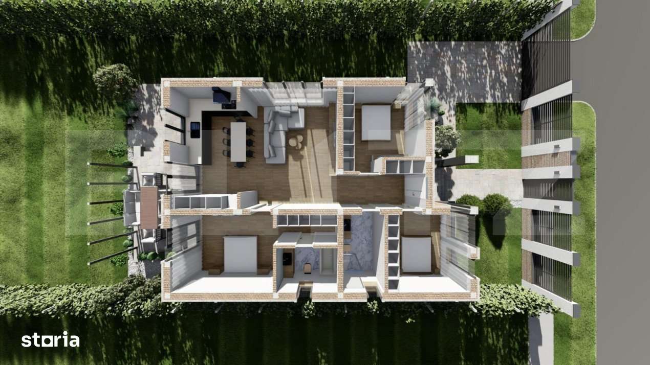 Casa cu 4 camere la rosu,finisat sau la cheie, 107 mp, zona Santandrei - Imagine principală: 2/7