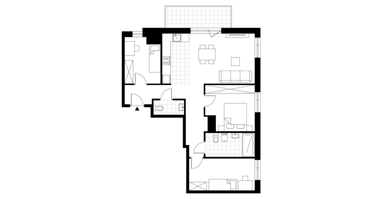 4-pokojowe mieszkanie 74m2 + balkon Bez Prowizji - Pełny obrazek: 3/8