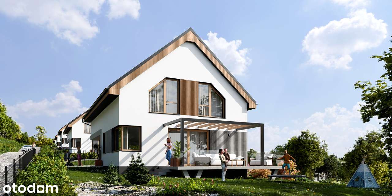 Nowoczesny dom z widokiem, Smart Home i działką 7ar – Chorągwica-6