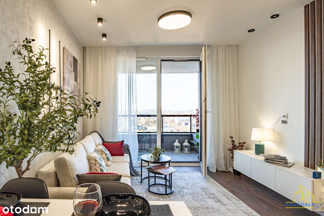 Nowoczesne 2-pok. umeblowane mieszkanie 14 piętro, piękny widok bezPCC-3