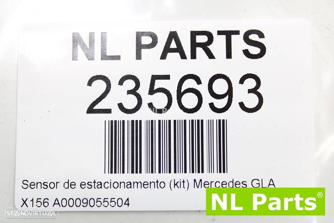 Sensor de estacionamento (kit) Mercedes GLA X156 A0009055504 - 10