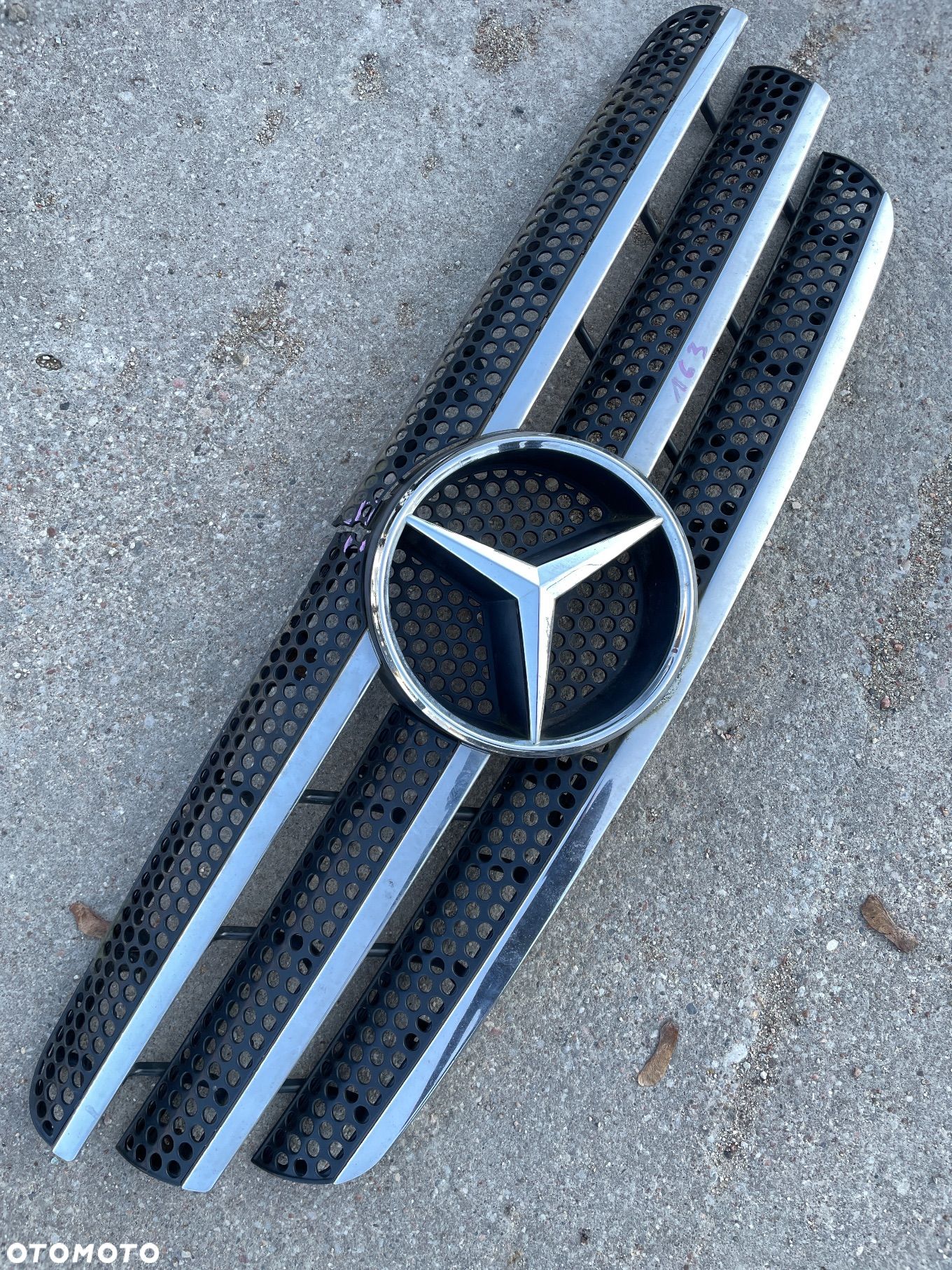 Mercedes ML 163  grill atrapa maski chrom - 1