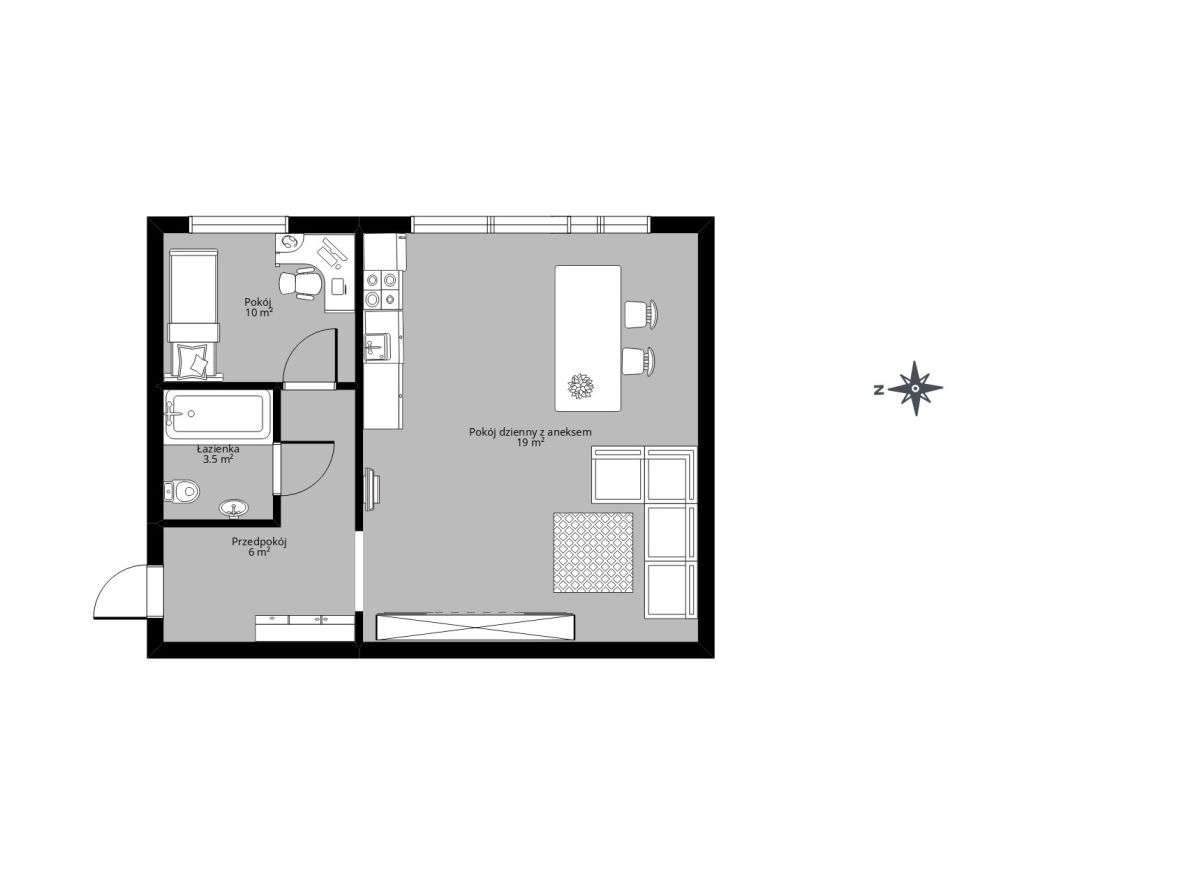 Mieszkanie w centrum po remoncie. - Pełny obrazek: 5/10