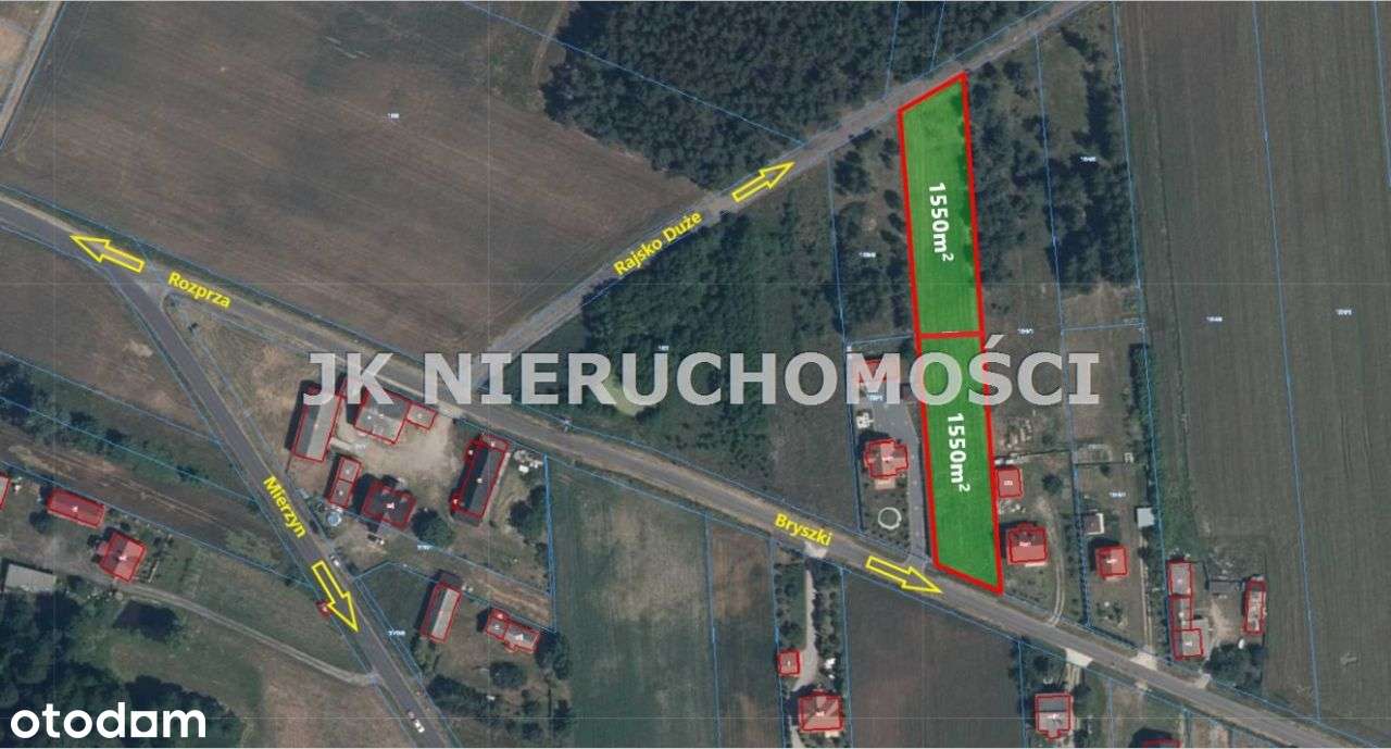 Działka, 3 100 m², Bryszki - Pełny obrazek: 3/3