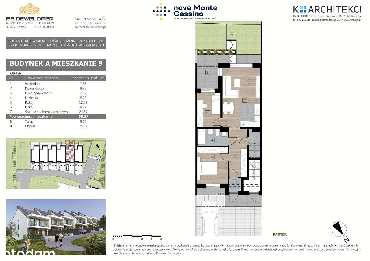 Nove Monte Cassino | mieszkanie 3-pok. | A9 - Pełny obrazek: 2/7