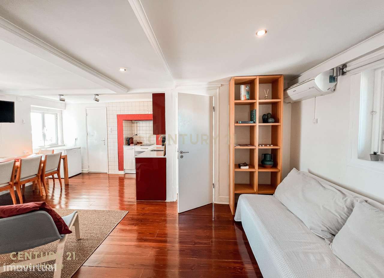 Apartamento T2 mobiliado e equipado com Vista para o Rio em Lisboa - Grande imagem: 5/35