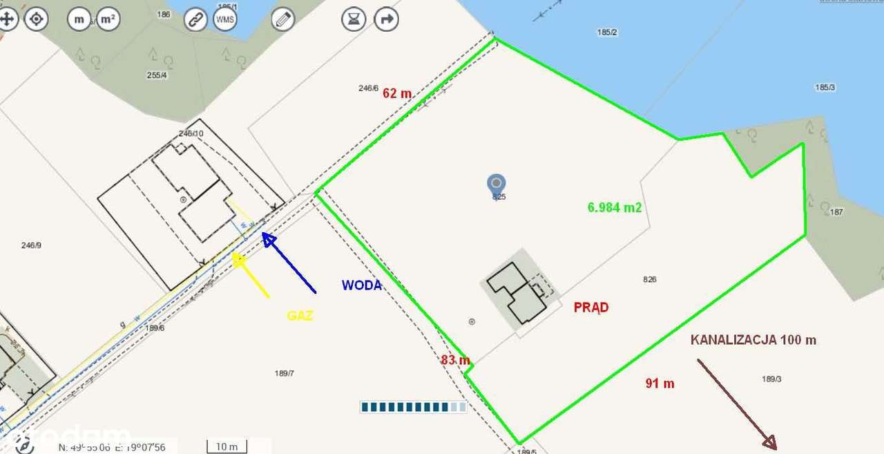 Sprzedam 6 działek budowlanych od 8-11 ar   2,5 km od węzła drogowe S1 - Pełny obrazek: 4/7