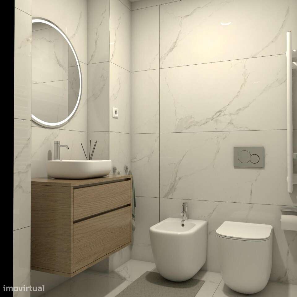 Apartamento T2, como novo, pronto a habitar em São João da Madeira-13