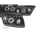 CONJUNTO DE FARÓIS PARA DODGE CALIBER 06-12 LED PRETOS - 1