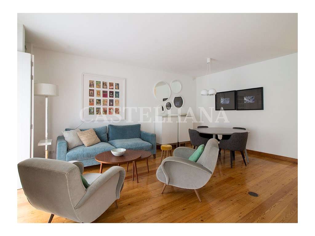 Moradia T3 entre o Principe Real e a Avenida da Liberdade com estac... - Grande imagem: 5/24