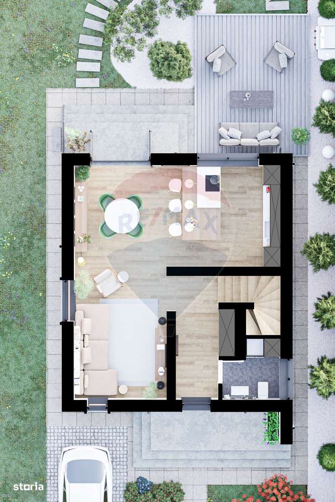 VILA JOY - Casa individuala noua, 4 camere, teren de 430 mp - Imagine principală: 5/19