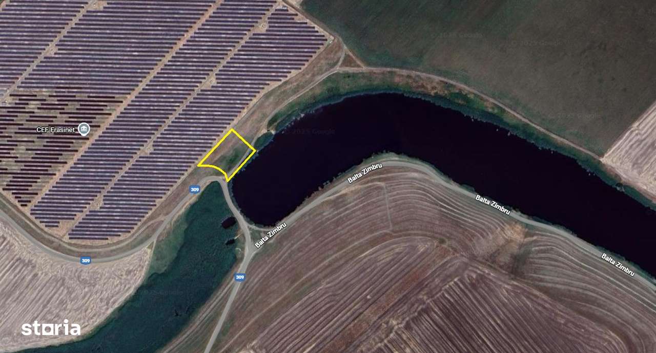 Vanzare teren Frasinet, 2.000 mp, deschidere lac 50 m, comision 0%-1