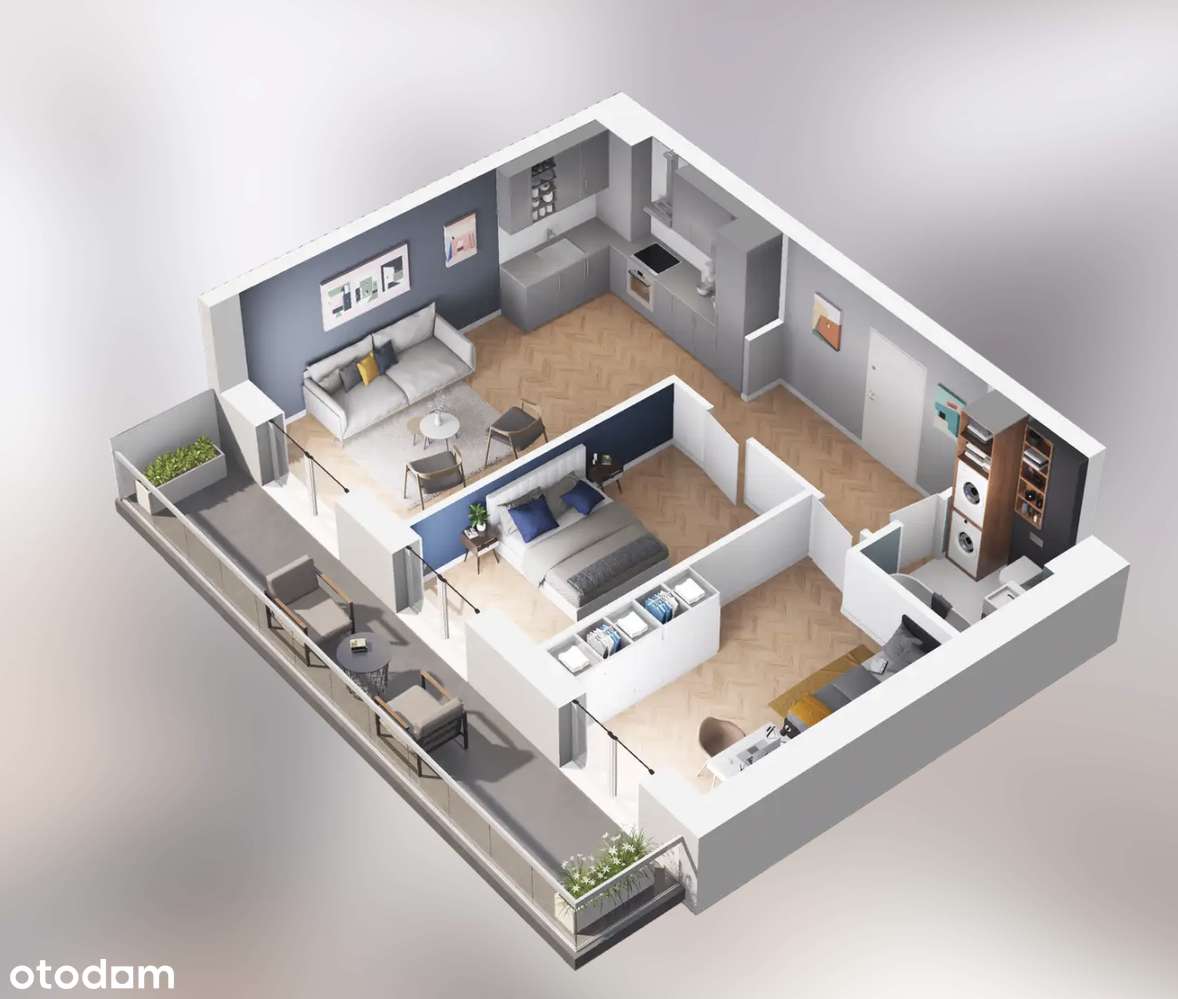 Stary Browar | mieszkanie 3-pok. | 2M27 - Pełny obrazek: 2/10