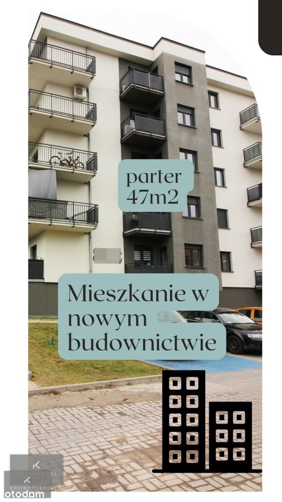 Na sprzedaż mieszkanie o pow. ok. 47 m2.