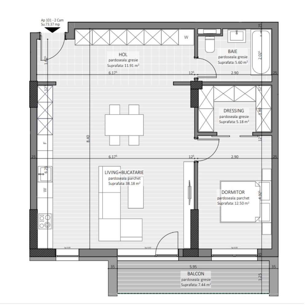 Studio Premium in zona centrala - 74 mp *Vitus Residence-2