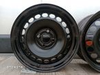 Felgi Stalowe 4x100 R15 6J ET39 + Kołpaki Opel Tigra Meriva Corsa Astra Punto Grande Punto - 6