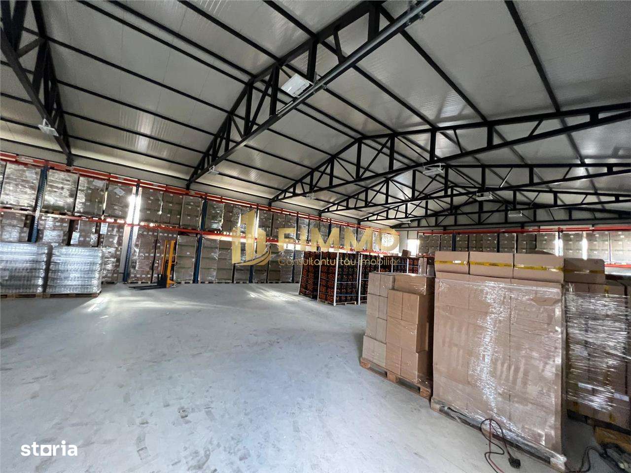Hala Ipotesti | 400 mp | trifazic 120 kw | 350 mp curte - Imagine principală: 3/5