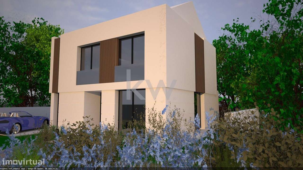 Terreno Urbano com Projecto Aprovado no Cacém para moradia T5 - Grande imagem: 4/9