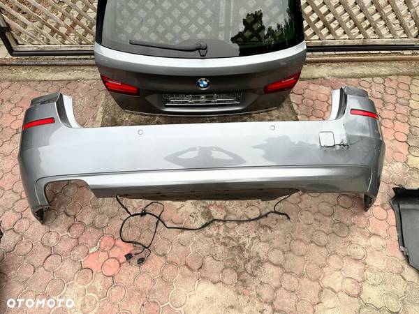 Klapa Tył Lampy Zderzak PDC Belka Ślizgi Komplet BMW F11 2015r A52 - 4