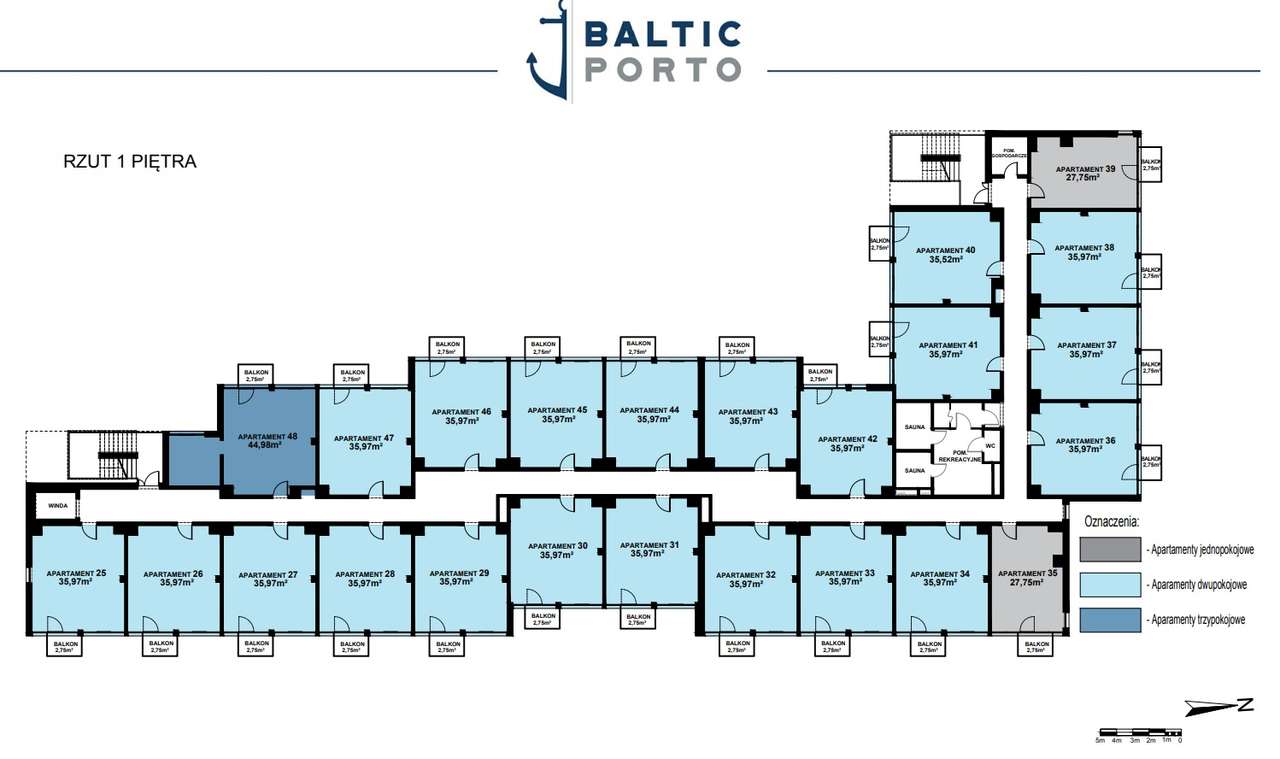 Blisko morza, 2 jasne pokoje. Sauny.-7