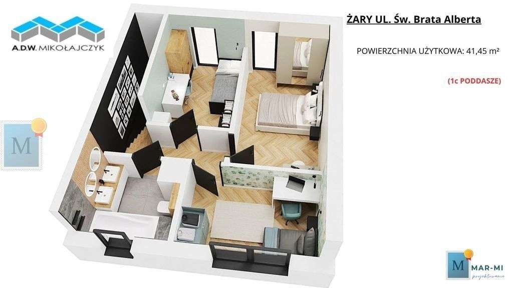 Dom-szereg,82m2 z poddaszem,4pokoje,Brata Alberta - Pełny obrazek: 4/11