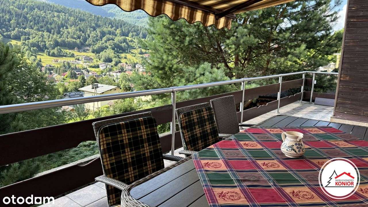 Widokowa nieruchomość z panoramą na Skrzyczne i trasy narciarskie-8