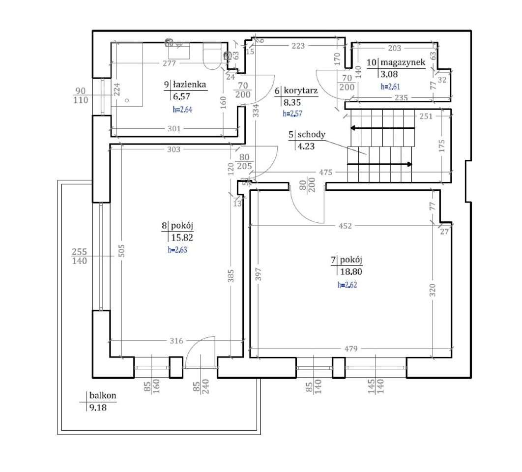 Dwupoziomowe mieszkanie na Mokotowie przy Parku!-14