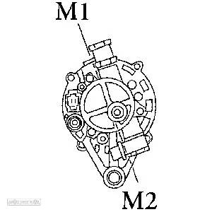 Alternador Mitsubishi L200 K14 K34 L300 Pajero 45A - 3