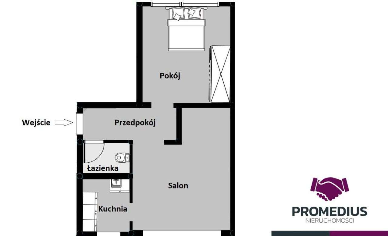 Rozkładowe 2 pokojowe mieszaknie przy ul. Radogosz-13