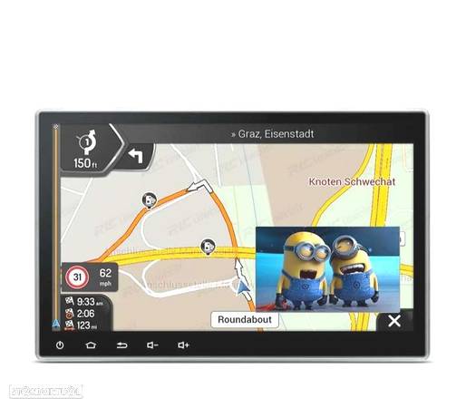 AUTO RÁDIO GPS 10.1" ANDROID 12 OCTA-CORE 2DIM MULTIMEDIA DVD - 5