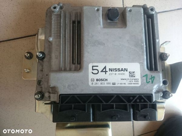 NISSAN QASHQAI II STEROWNIK SILNIKA 0281033886 - 1