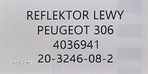 NOWY REFLEKTOR LEWY PEUGEOT 306 1993-2002 - 4036941 - 8