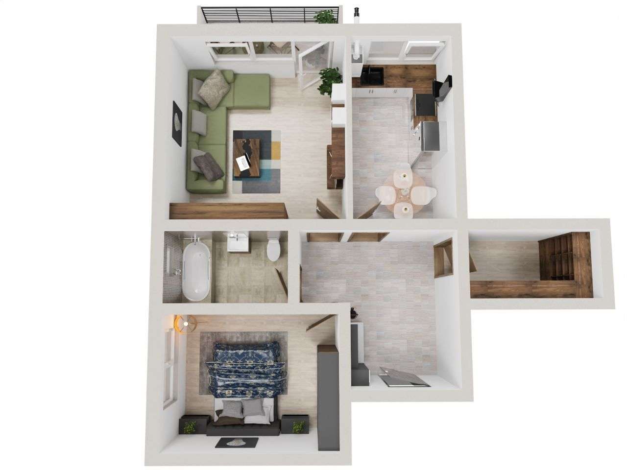 ap 2 camere decomandat 60 mp utili+terasa si cu credite bancare-6