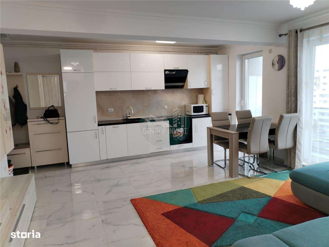 Apartament modern 2 camere cu balcon si loc de parcare zona Doamna Sta - Imagine principală: 2/12